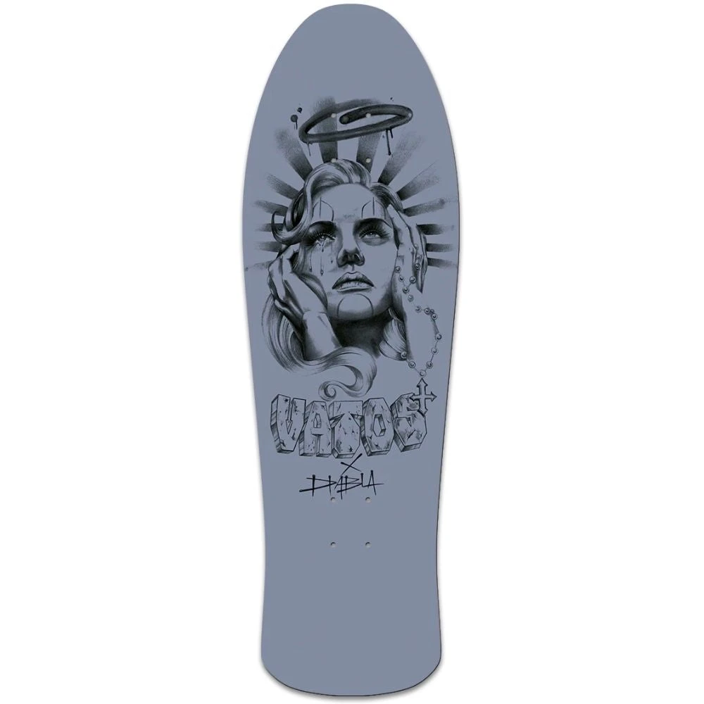 Santa Maria Grey 10.0" Skateboard Deck 3 Santa Maria Grey 10.0" Skateboard Deck